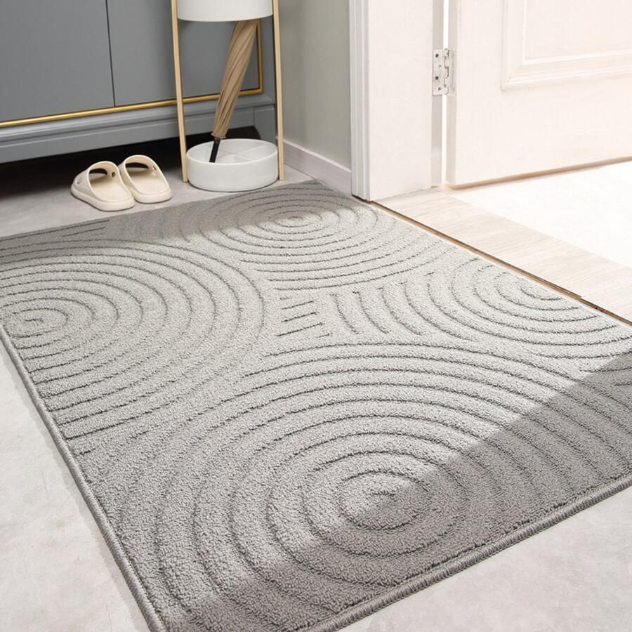 Home stofwerende deurmat outdoor indoor stofwerende deurmat absorberend water vuilafstotend anti-slip vloermat tapijt