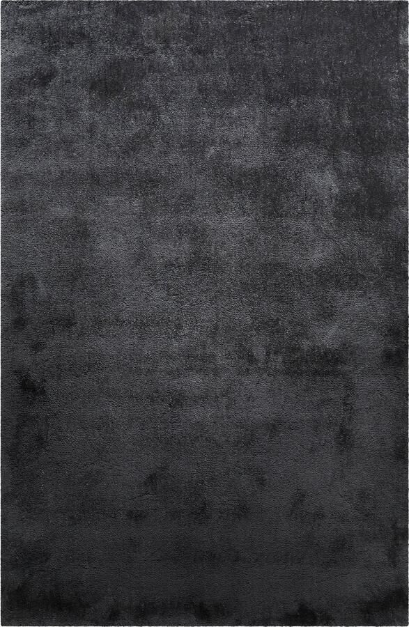 Homie Living Pisa Hoogpolig vloerkleed 160x230 donker grijs groen
