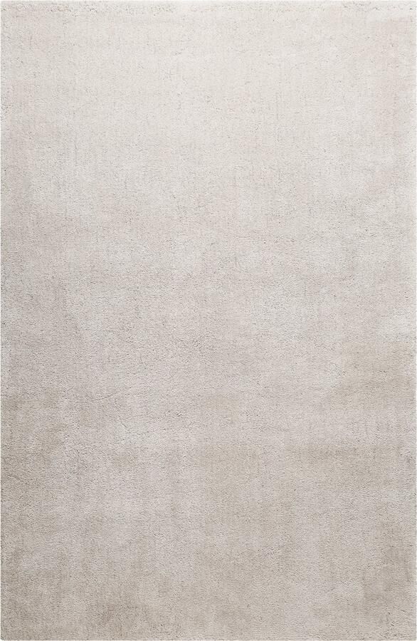 Homie Living Pisa Hoogpolig vloerkleed 80x150 lichtgrijze creme