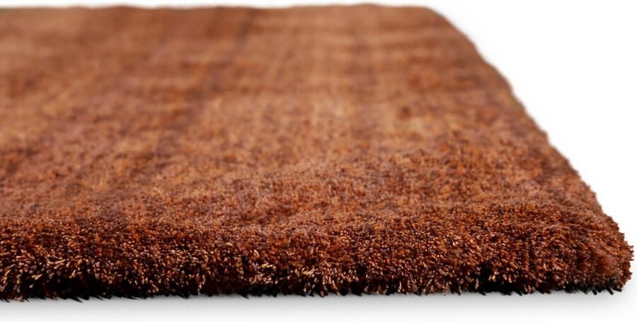 Homie Living Sienna Hoogpolig vloerkleed 80x150 cm messing