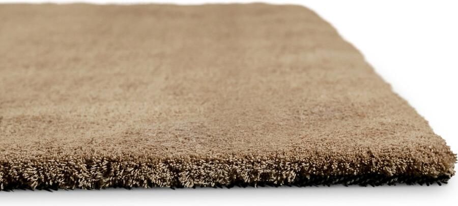 Homie Living Sienna Hoogpolig vloerkleed 80x150 cm nougat