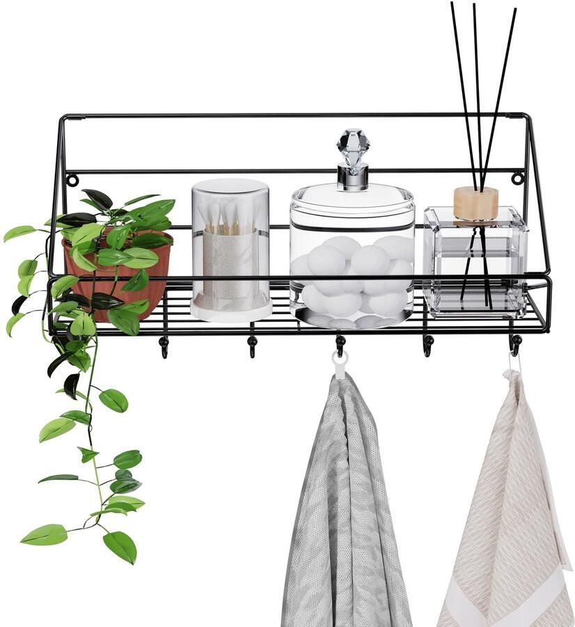 Honsdom zwevende planken metalen wandplanken zwevende planken keukenplanken kruidenrek hangende plank voor badkamer woonkamer slaapkamer keuken huisdecoratie