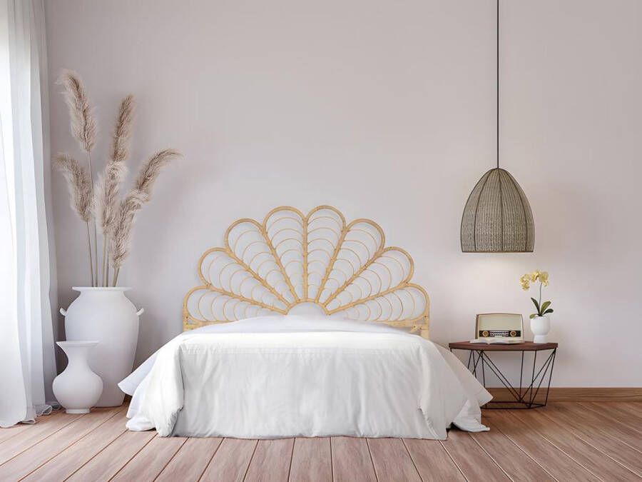 Vente-unique Hoofdbord 160 cm Rotan Naturel FLOSIA L 165 cm x H 135 cm x D 4 cm - Foto 2