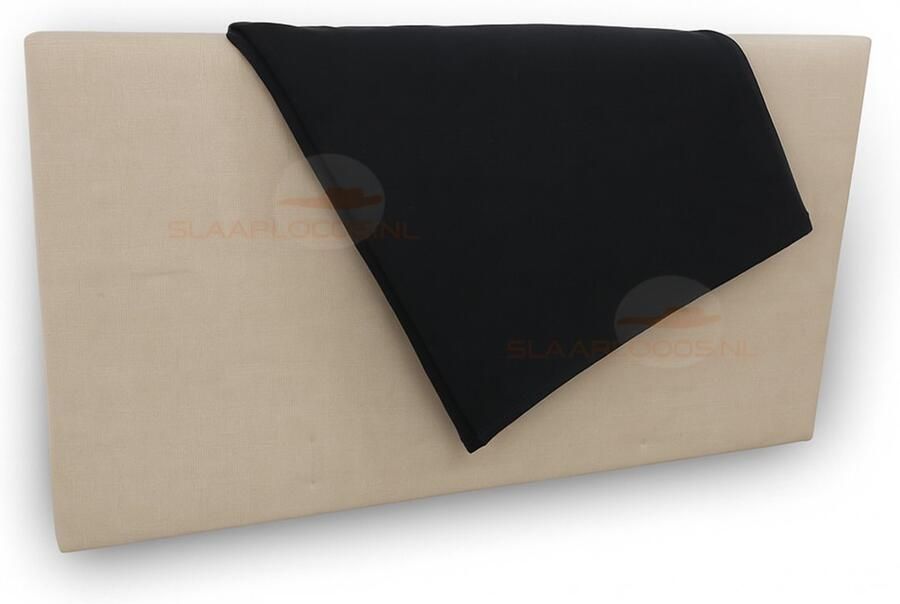 Hoofdbord hoes 180 x 110 x 10 cm zwart I100 Hoofdbordhoes voor boxspring hoofdeinde