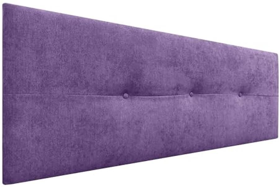 Hoofdbord luxe gestoffeerd in lila voor bedden 120 135 140 cm