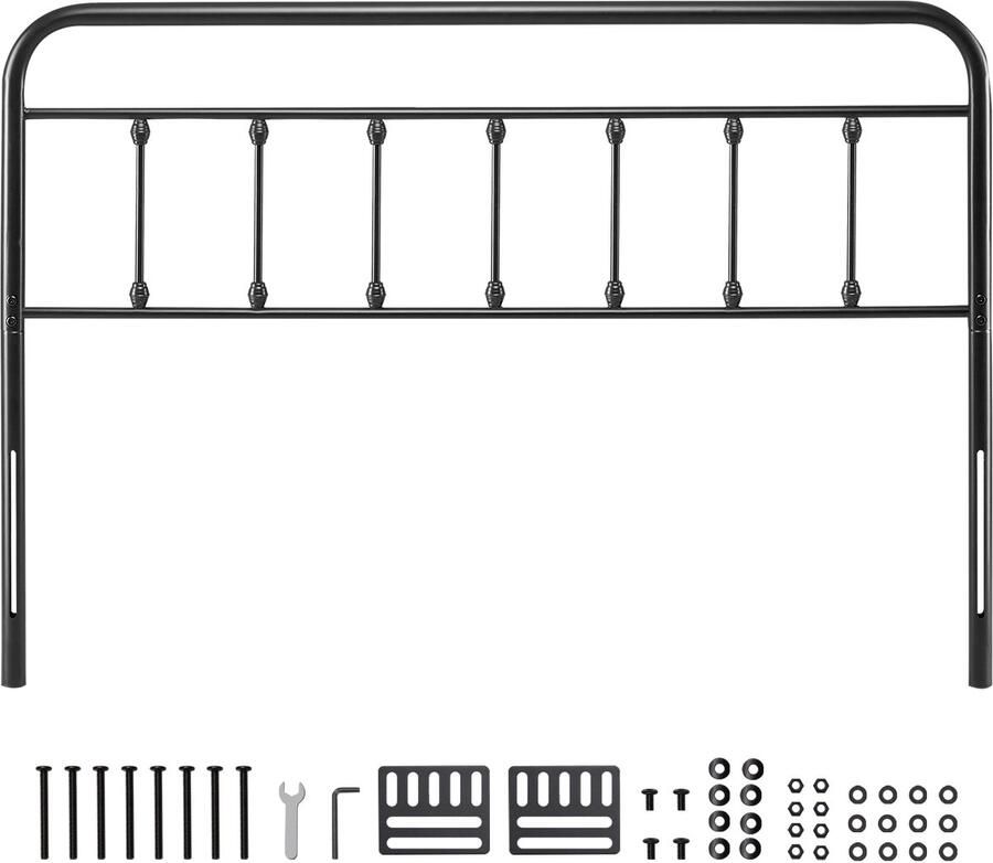Hoofdbord voor queensize bedden bedaccessoires Bedhoofdstuk Bedhoofdbord (1515 x 1030 x 38 mm) geschikt voor slaapkamers hotels gastenverblijven en slaapzalen zwart