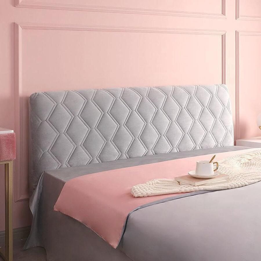 Hoofdbordhoezen voor kingsize bed Stretch hoes voor hoofdeinde wasbaar en comfortabel