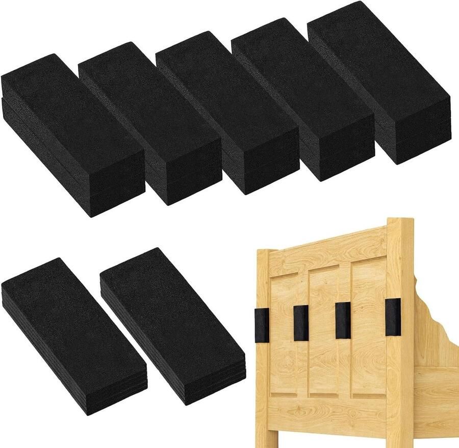 Hoofdbordstoppers voor de Muur Set van 20 stuks 10st 2cm + 10st 03cm Dik EVA-Schuim Muurbeschermer voor Hoofdbord Voor Bed en Bank