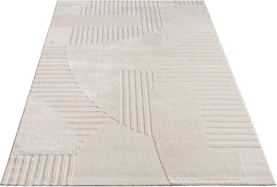 Hoogdekvle tapijt-modern geometrisch patroon-zacht duurzaam en gezellig-Easy Care