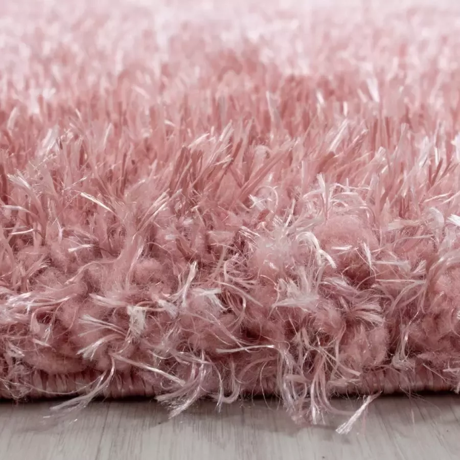 Hoogpolig vloerkleed Blushy Roze 80x150cm (4200)