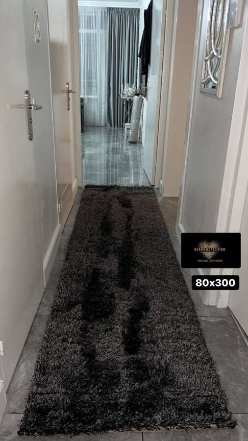Hoogpolig vloerkleed eric kuster style 80x300cm loper