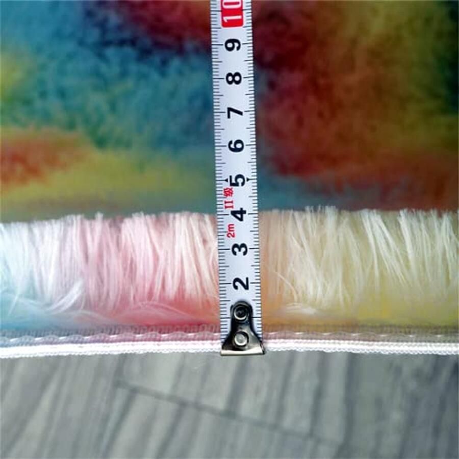 Hoogpolig Vloerkleed voor Slaapkamer en Woonkamer – Zacht en Antislip Tapijt (120 x 160 cm)