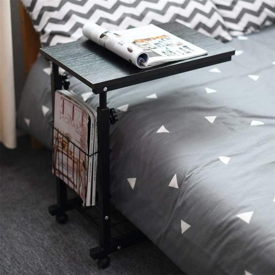 Hoogte verstelbaar Draagbare laptoptafel met wielen SogesFurniture End Table BHEU-C6