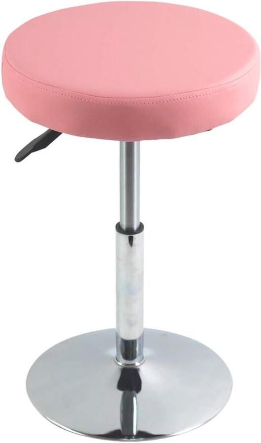 Hoogte Verstelbare Draaibare Ronde Barkruk zonder Rugleuning Ideaal voor Thuis en Workshop