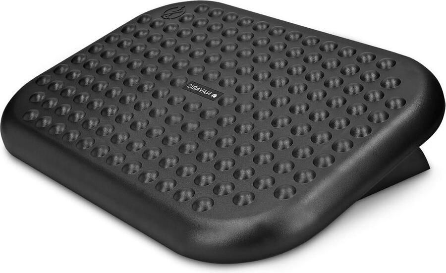 In hoogte verstelbare voetensteun Voetenbank voor optimale houding en comfort Kantelbare voetensteun Antraciet