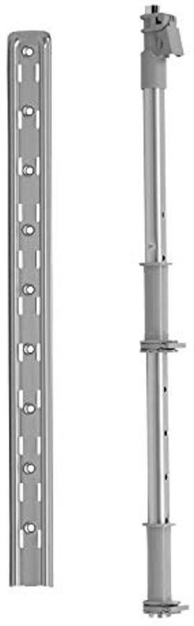 Hoogteverstelbare asbuis Set voor Hoekkasten 720-900 mm