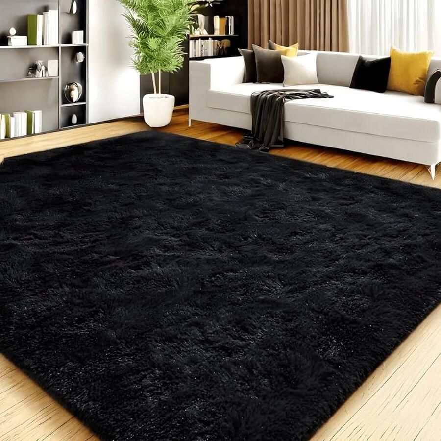 Hoogwaardig Pluche Tapijt Antislip Voor Woonkamer en Slaapkamer Kleuren