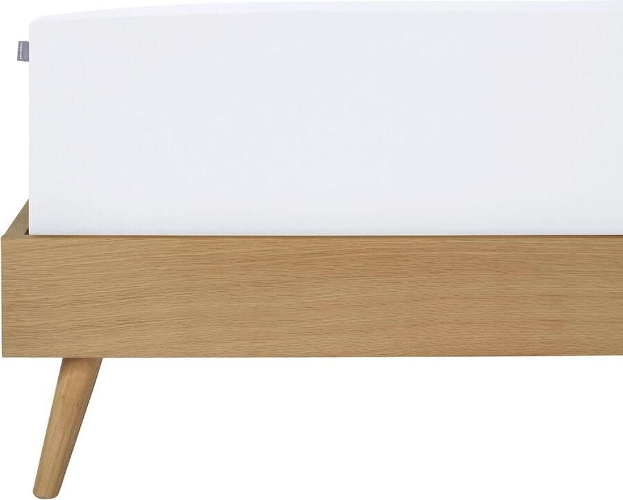 Hoogwaardig Wit Hoeslaken van 100% Gekamd Katoen voor Matrassen 140x200 cm tot 160x200 cm