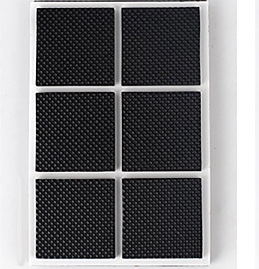 Hoogwaardige vilten meubelbeschermers 36 stuks Vilt Pads zwart 3mm' Dik voor Meubelvoeten Stoelpoten Bescherm Hardhouten Vloer tegen krassen(4.5*4.5cm)