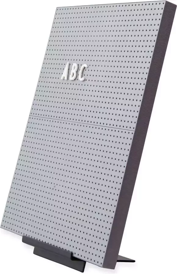 Houder standaard voor A4 & A3 message board (zwart) mat zwart gelakt roestvrij staal. Toon uw letterbord mooi op tafel of op een plank vergemakkelijkt het verplaatsen