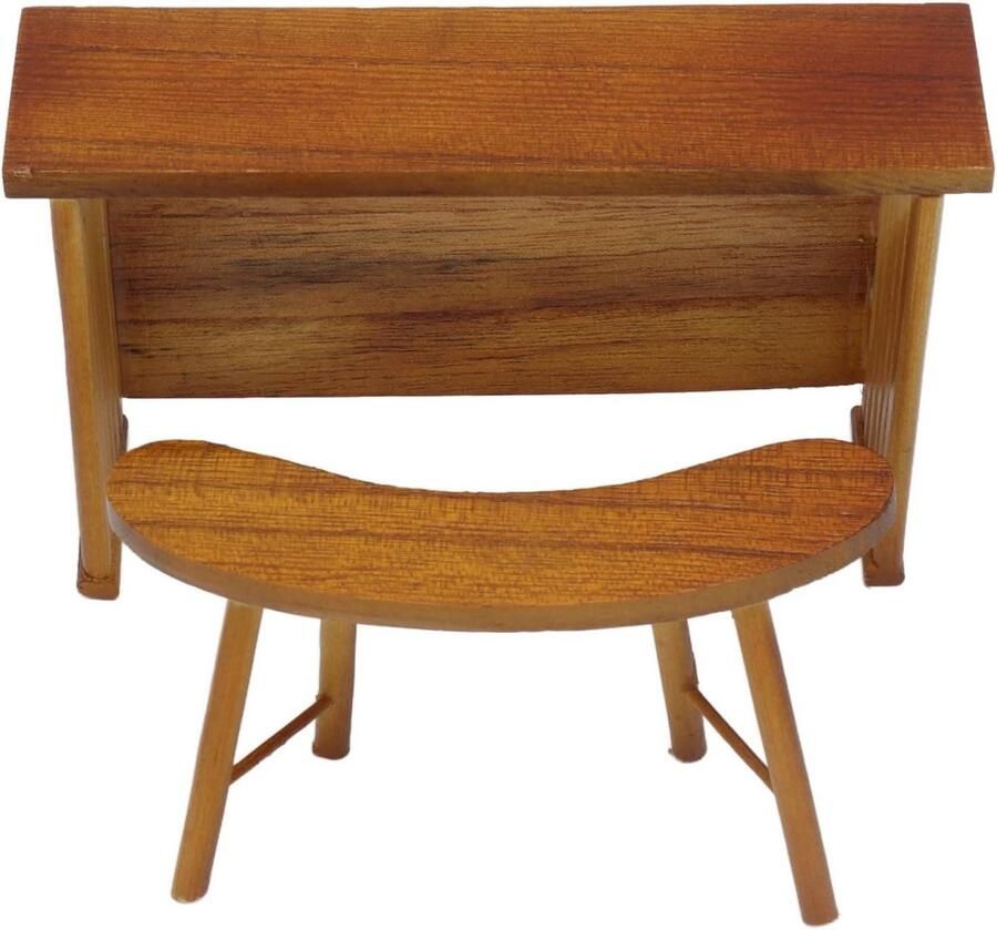 Houten Bar Kruk 1 12 Gesimuleerde Miniatuur Meubels Model Decoratie Tafel Kruk Babykamer