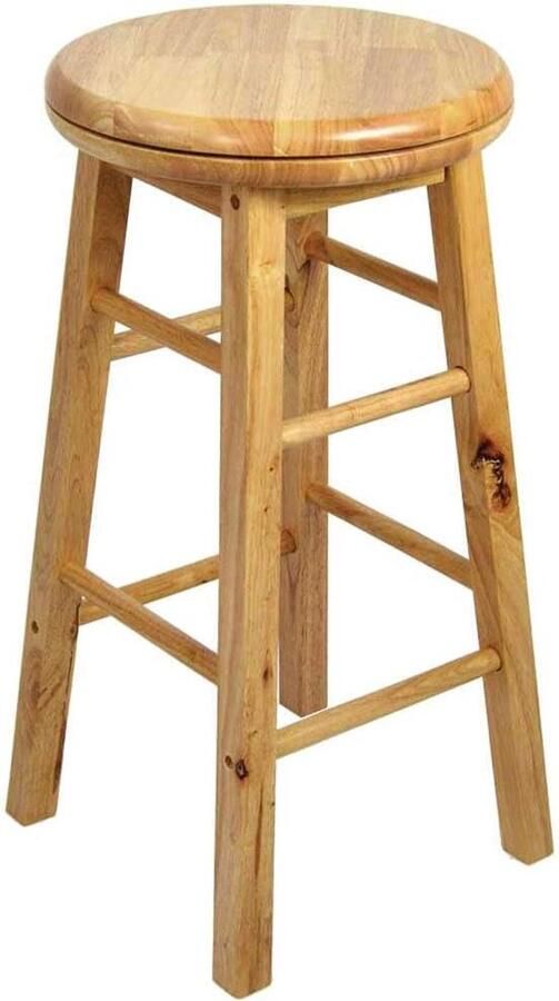 Houten Barkruk Lichtbruin Ergonomisch Ontwerp