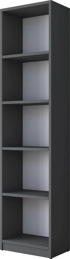 Rani Houten walnoot bruin boekenkast Design Kasten Vakkenkast 160 x 30 x 25 cm