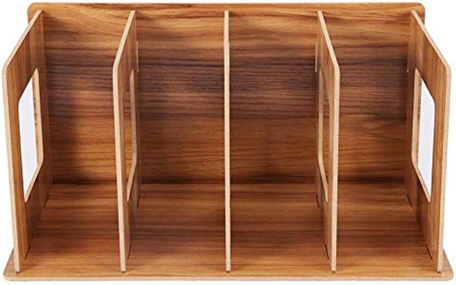 Houten Boekenkast voor Studenten en Kinderen Boeken- en DVD-opbergruimte