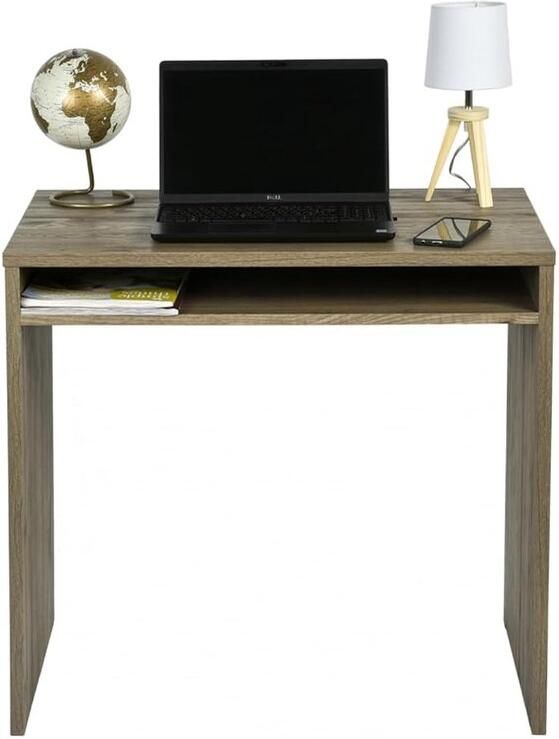 Houten Bureau met Plank Functioneel en Stijlvol 1 stuk Spaanplaat