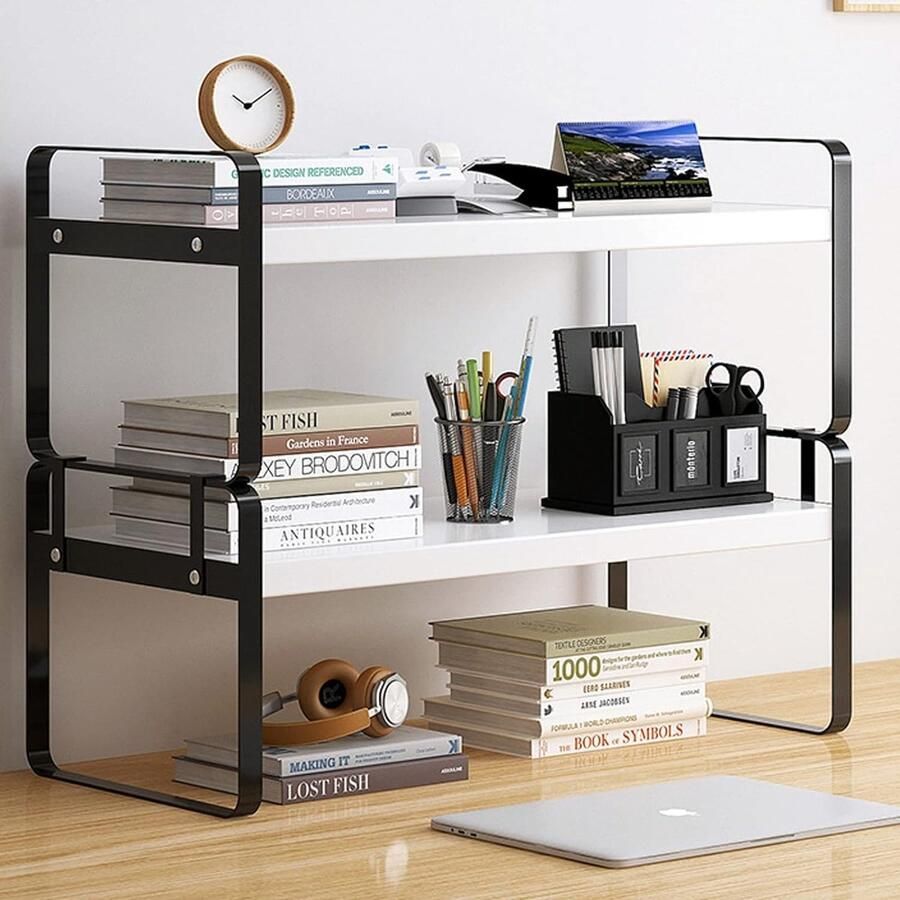 Houten Bureau Plank Organizer Desktop Organisatie 1 stuk Bruin