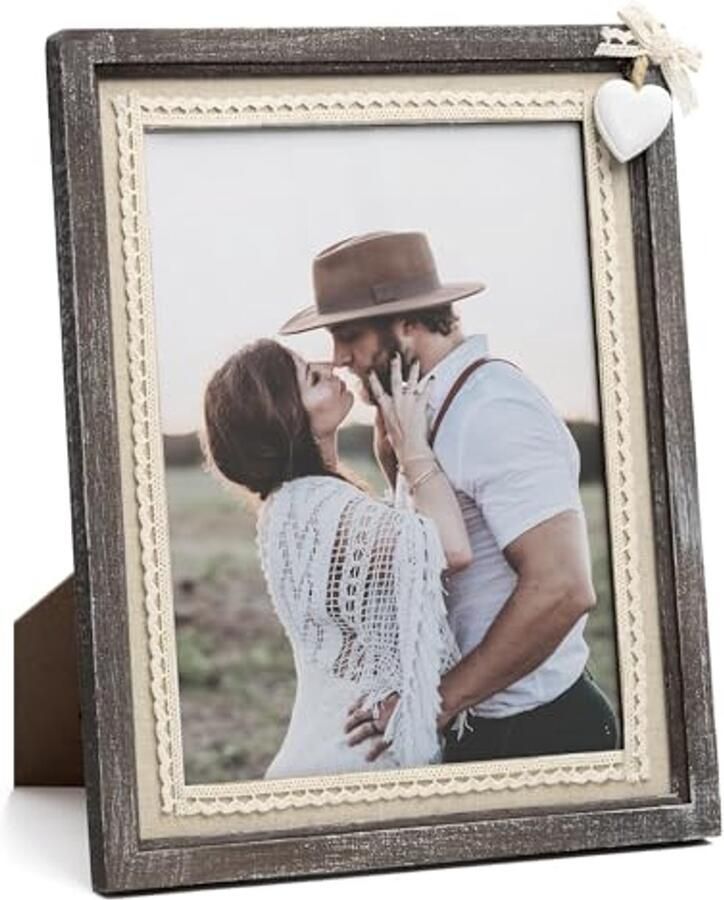 Houten Fotolijsten 8 x 10 Rustiek Decor voor Wand en Tafel