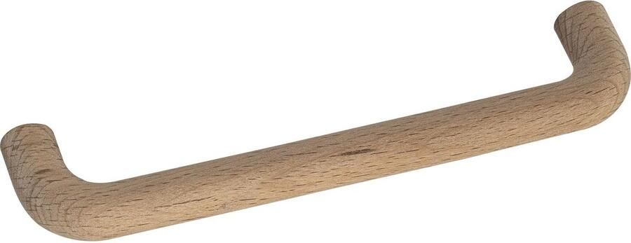 Houten handgreep robuust beukenhout 1 stuk