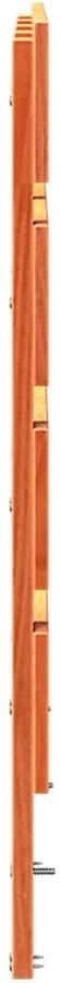 VidaXL Houten Hoofdbord Wasbruin 160.5 x 3 x 80 cm Massief grenenhout
