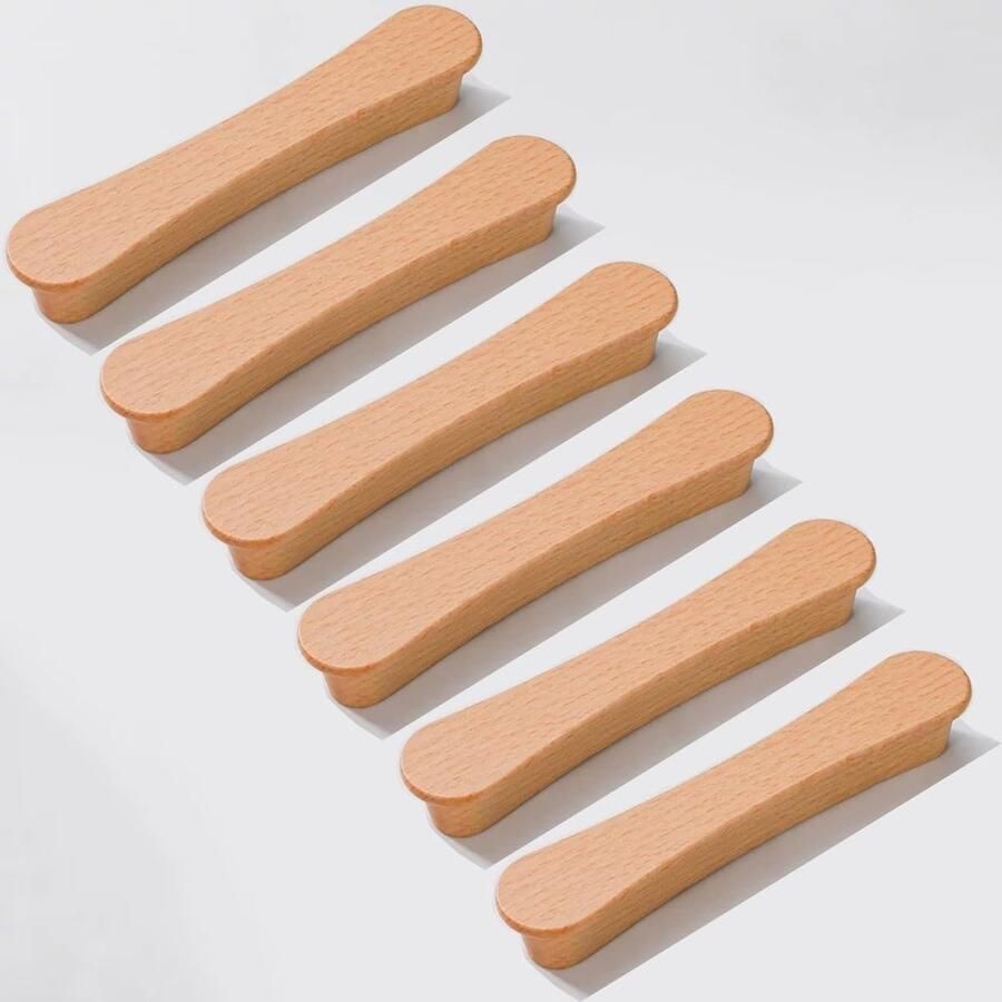 Houten Keukenkast Handgrepen 6 Stuks Duurzaam 128mm