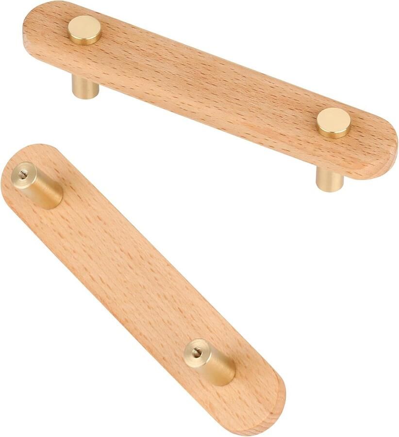 Houten keukenkast handgrepen 6 Stuks Kast en lade handgrepen