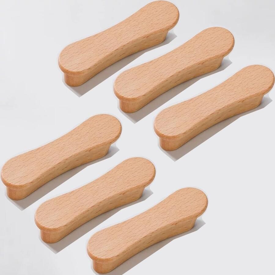 Houten Keukenkast Handgrepen Voor Kasten en Laden 6 Stuks 96mm