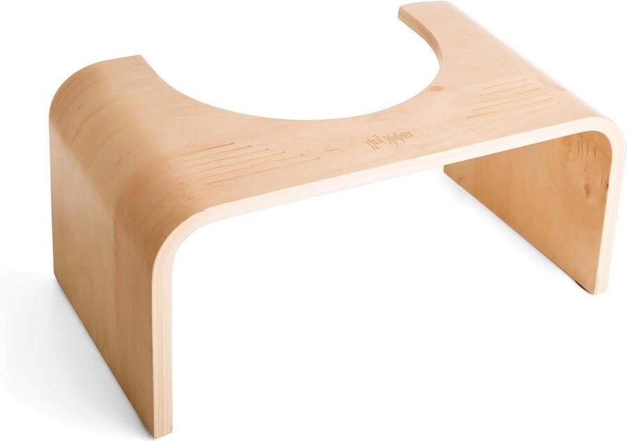 Houten kruk fysiologisch toilet van FSC-hout tegen aambeien verstopping volwassenen prikkelbare darm Houten voet Toiletverhoger voor gezondere stoelgang