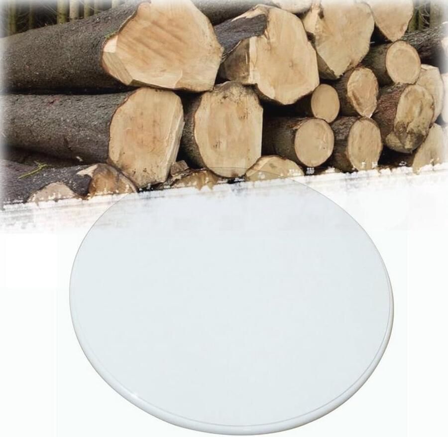 Houten Lazy Susan Draaitafel 360° Ronde Roterende Serveerschaal voor Tafel