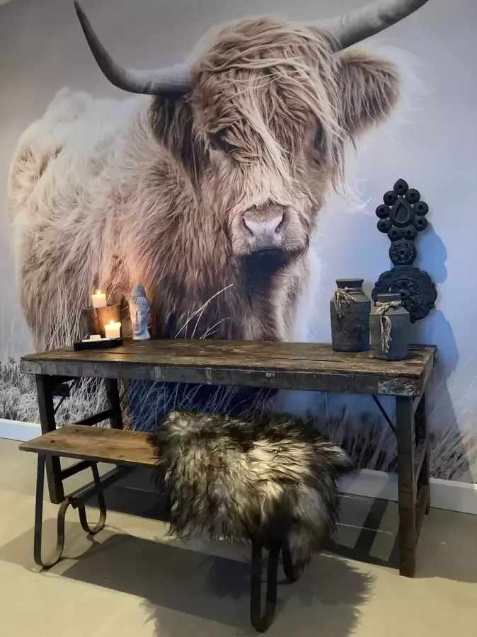 Houten markttafel uit India 175x60x70 cm inklapbaar tuintafel eetkamertafel dressoir haltafel wandtafel