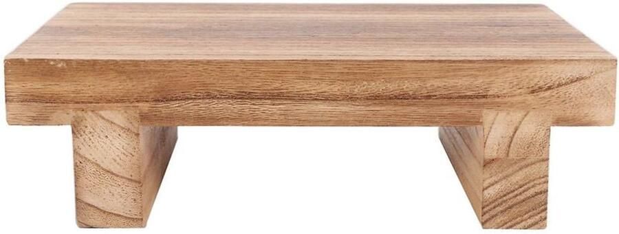 Houten nachtkastje geschikt voor binnen en buiten multifunctionele mobiele voetenbank geschikt voor de woonkamer