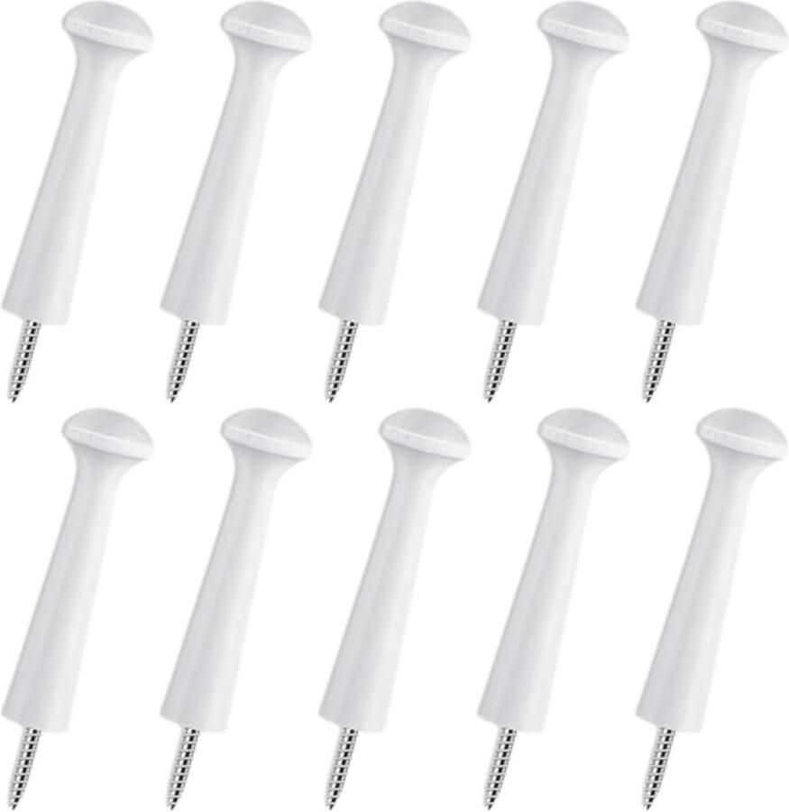 Houten Shaker Peg Haken 10 stuks 74 cm Schroefbare Hout Haak Massief Onvoltooide Hout Kapstok Hanger Rekken voor Opknoping Kleding Hoeden Sleutels