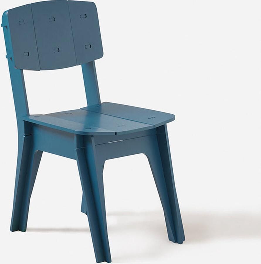 Rootz Living Rootz Houten Stoel Keukenstoel Bureaustoel Tenon-verbindingsconstructie Krasbestendige vloerbeschermers Eenvoudige montage 44 5 cm x 86 cm x 61 cm