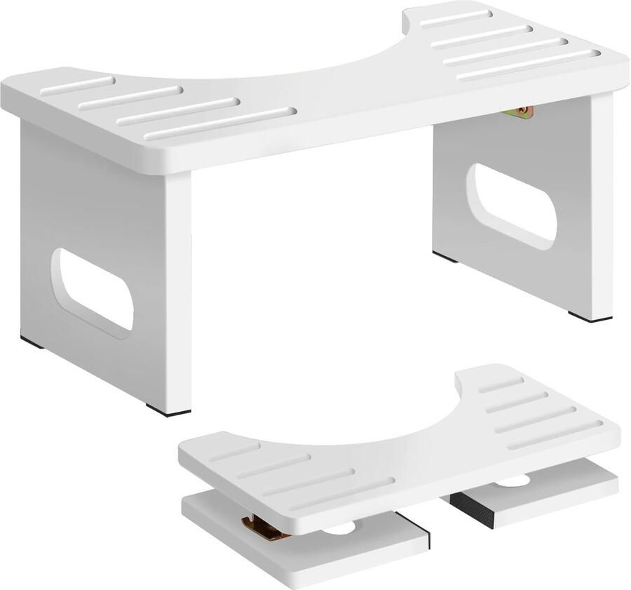 QIANBAIYI Houten Toiletkruk – Toiletkruk voor Volwassenen – Opvouwbare Houten Toiletkruk – Squatty Poop Kruk