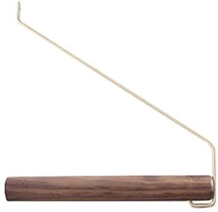 Houten Wandhaak met Messing voor Kleding Wandgemonteerde Kapstok Kledingrek Eenvoudig Ontwerp