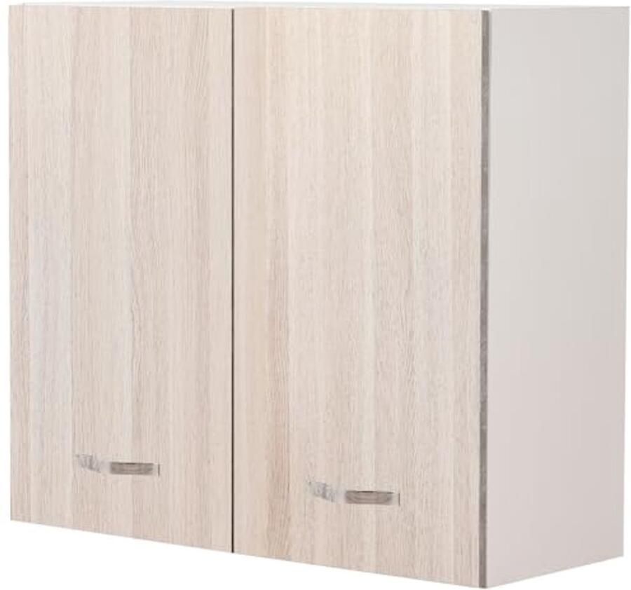 Houten Wandkast voor Keuken met 2 Deuren en Plank 80 x 32 x 72 cm