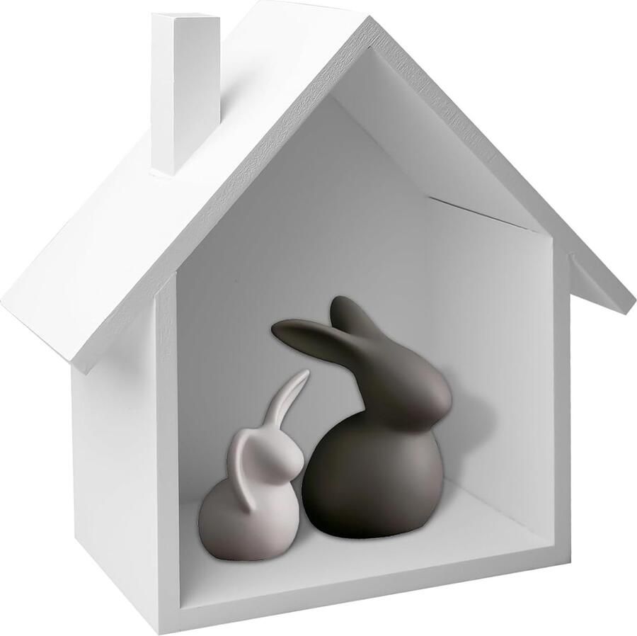 Houten wandrek retro huisdecoratie eenvoudig te installeren 1 stuk grenenhout