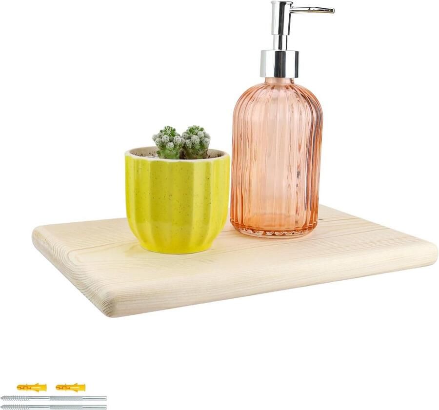 Houten zwevend rek wandrek zwevend rek eenvoudig en stijlvol rek voor muren boekenrek muur voor cd dvd potplanten