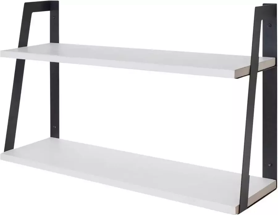 Houten zwevende planken 20 kg capaciteit rustieke hangende planken voor keuken woonkamer en andere wanddecoratie industriële wandplanken wandopslag wit