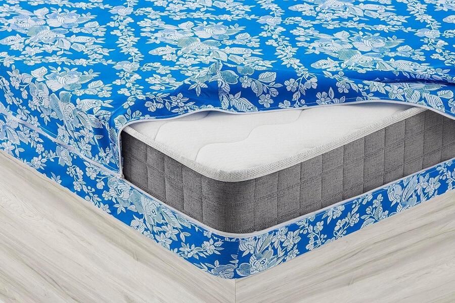 Contetn in html Matrasovertrek met ritssluiting matrasbeschermer mijtdicht 100% polyester wasbaar bed 180 cm breed matrasovertrek