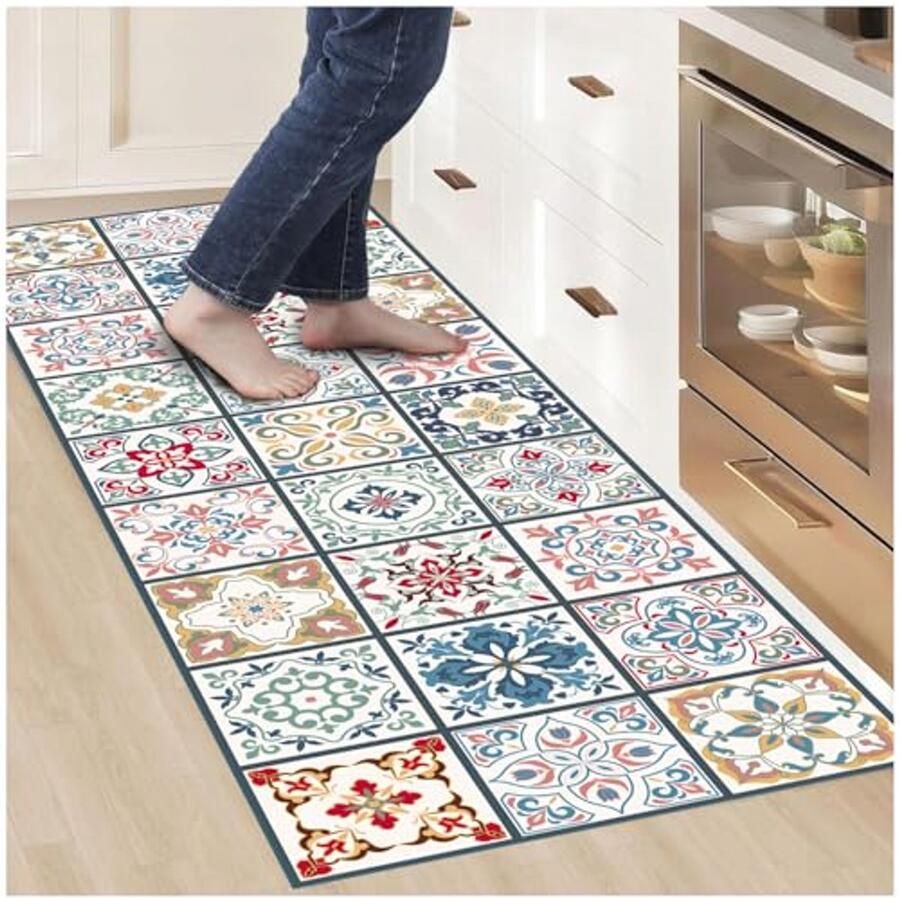 Hydraulisch Vinyltapijt voor Keuken Woonkamer en Slaapkamer – Antislip en Waterdicht in Maten